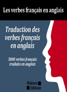 Traduction des verbes français en anglais