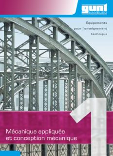 Mécanique appliquée et conception mécanique