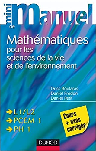 Mini manuel de Mathématiques pour les sciences de la vie et de l'environnement