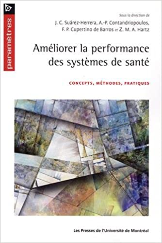 Améliorer la performance des systèmes de sante. Concepts, méthodes, pratiques