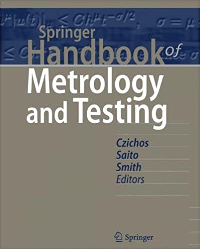 SPRINGER HANDBOOK OF METROLOGY AND TESTING