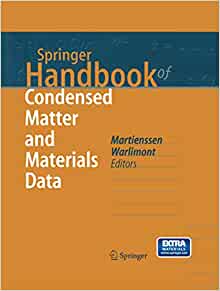 Springer Handbook of Condensed Matter and Materials Data
