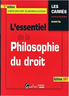 L’essentiel de la philosophie du droit