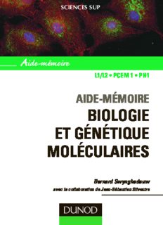 Aide-MéMoire BioLogie et génétique MolécuLaires