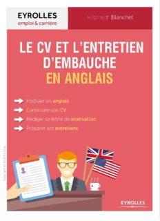LE CV ET L'ENTRETIEN D'EMBAUCHE EN ANGLAIS
