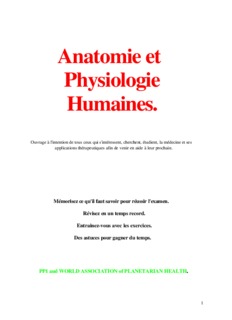 Anatomie et Physiologie Humaines. - UA Blogs