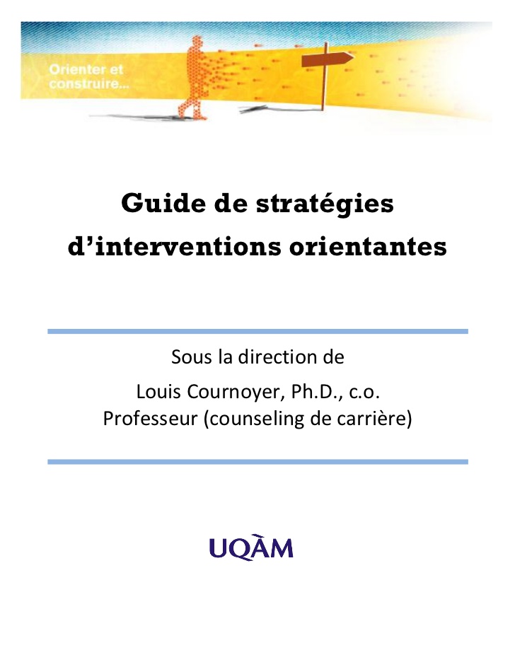 Guide de stratégies d’intervention orientantes
