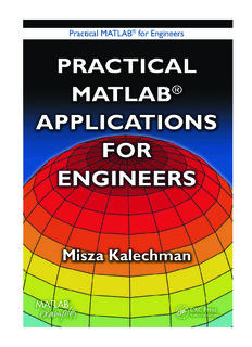 PRACTICAL MATLAB® FOR ENGINEERS PRACTICAL MATLAB